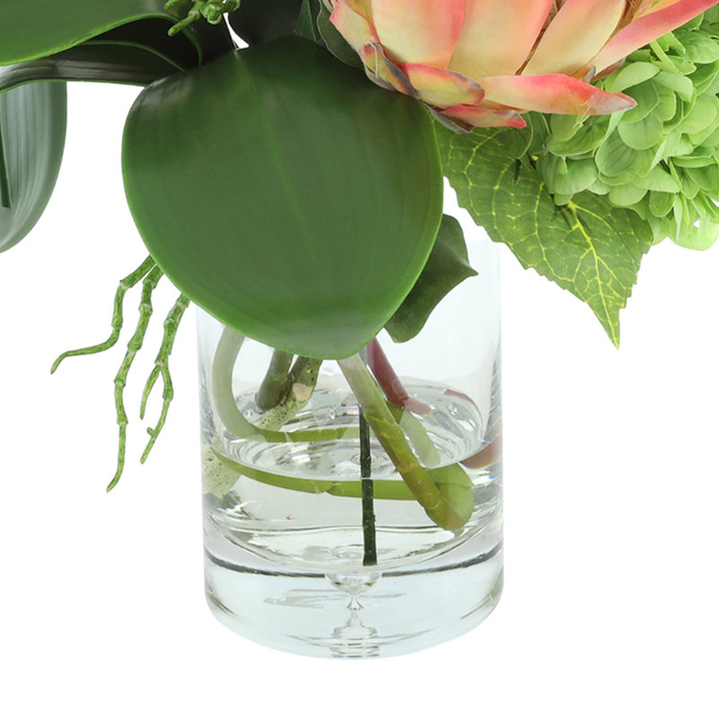 Darla Orchid, Hydrangea and Protea Arrangement