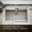 Évier de cuisine à simple cuve encastrable 33 po x 22 po avec accessoires Kohler-66210616
