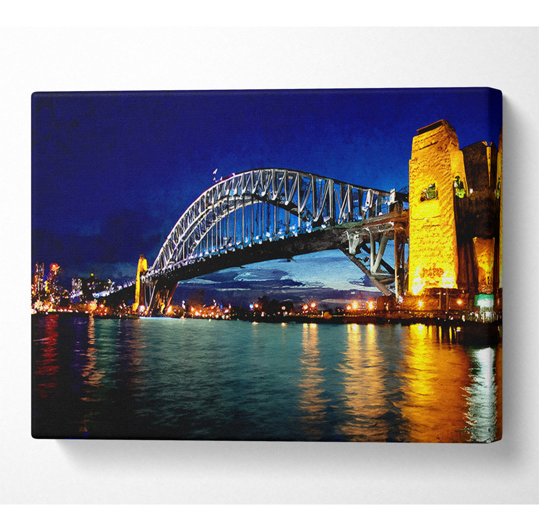 Sydney Harbour Bridge Reflections - Kunstdrucke auf Leinwand