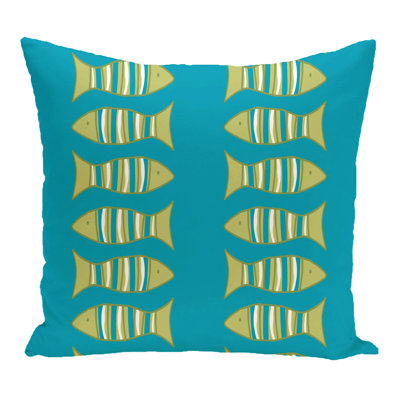 Housse de coussin rectangulaire extérieure pour coussin de Fishy/insert