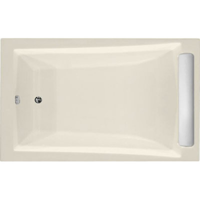 Regal 71'' x 34'' Soaking Fiberglass Bathtub
