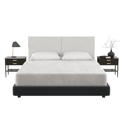 Panelist Modern Padded Headboard - Set of Wall Mounted Panels