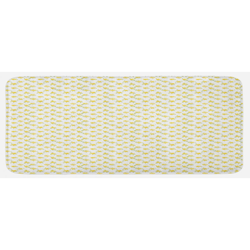 Tapis de cuisine aquarelle