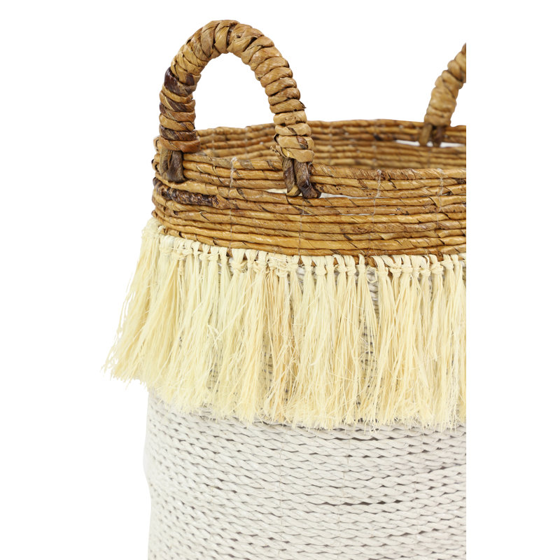 Ensemble de 2 paniers ronds en osier