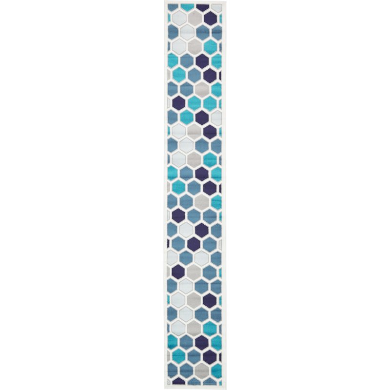 Santos Geometric Indoor Rug, Runner 2' x 13'1"