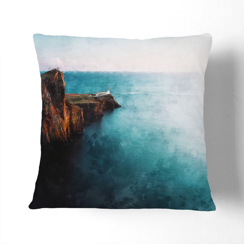 Square Cushion, 55cm H x 55cm W x 20cm D, White
