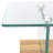 Kayley 39.4'' Glass Top Console Table-607793749