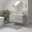 Meuble-lavabo simple de 42 po pour la salle de bain avec comptoir en marbre de culture Beachwood-35914357