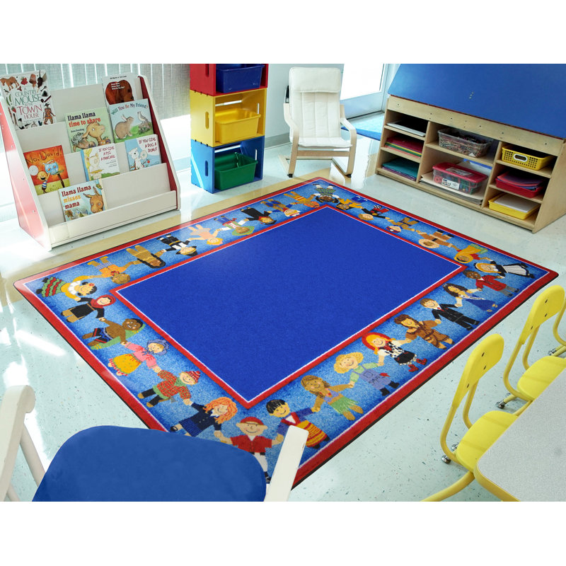 Tapis éducatif Children of Many Cultures, Rectangle 5 pi 4 po x 7 pi 8 po