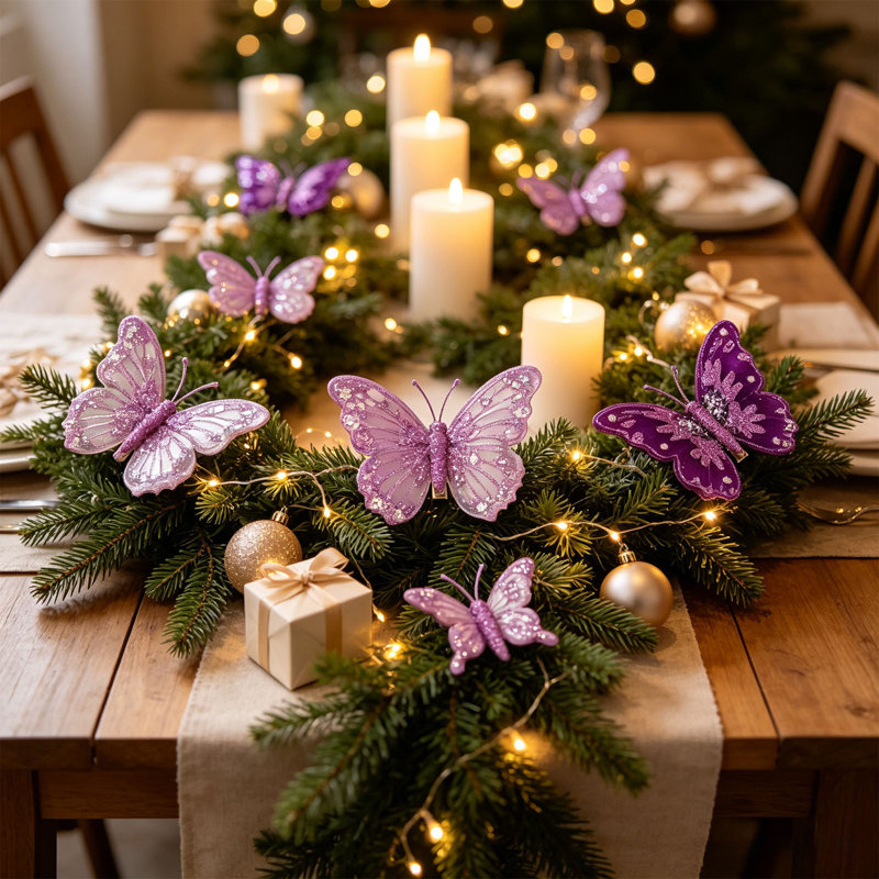 Décoration de Noël Décoration de Noël, Mauve