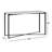 Ancroft 50'' Marble Top Console Table
