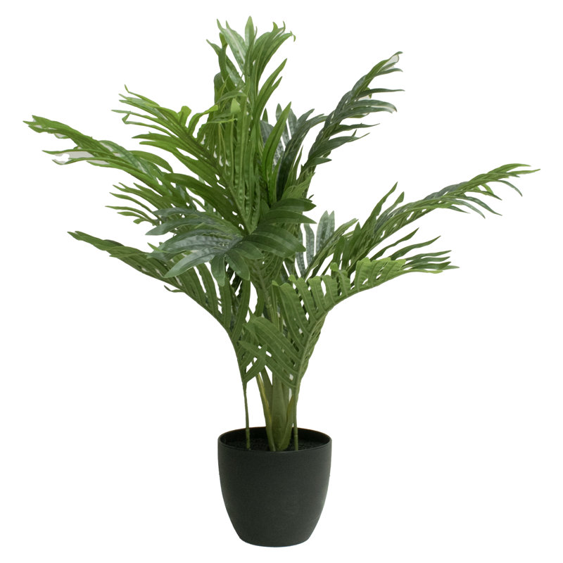 Palmier artificiel en pot 24 po Chamberlain, Noir, 1 paquet
