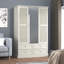 Katalina 3 Door 4 Drawer Wardrobe With Mirror-110824177