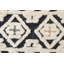 Tapis rond bleu / crème / brun clair en laine touffeté à la main -1045226457