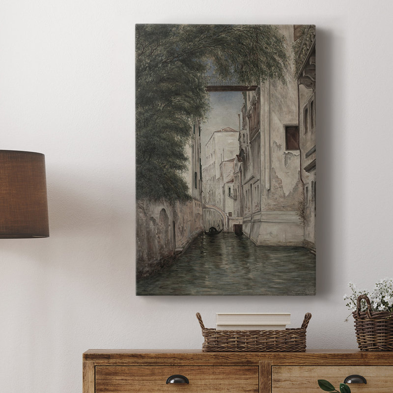 Paysage rétro CXL - galerie enveloppée de cavas, H 12 po x l 8 po