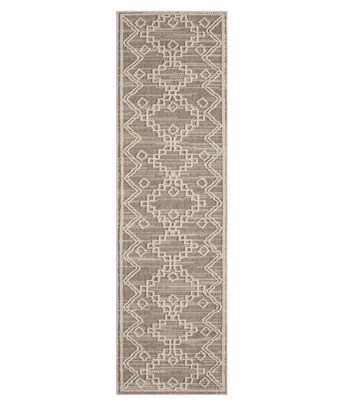 Tapis intérieur / extérieur en polypropylène Cristine, Tapis de couloir 2 pi 2 po x 7 pi 6 po