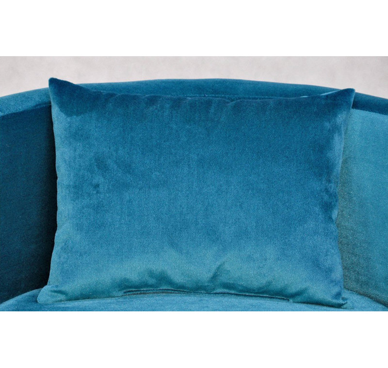 Loft Velvet Accent Chair, Blue