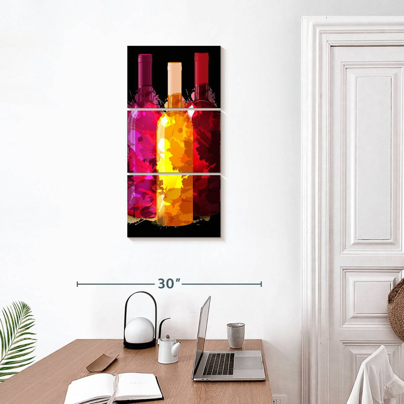 Wine Splash, 32" H x 15" W