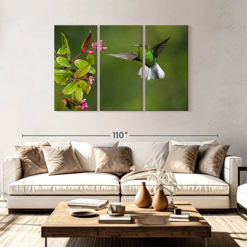 Brampt Costa Rican Hummingbird, 48" H x 74" W