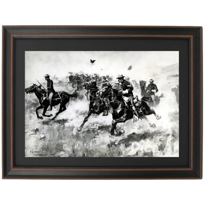 U.S. Cavalry Drill At Chickamauga By Frederick Coffay Yohn