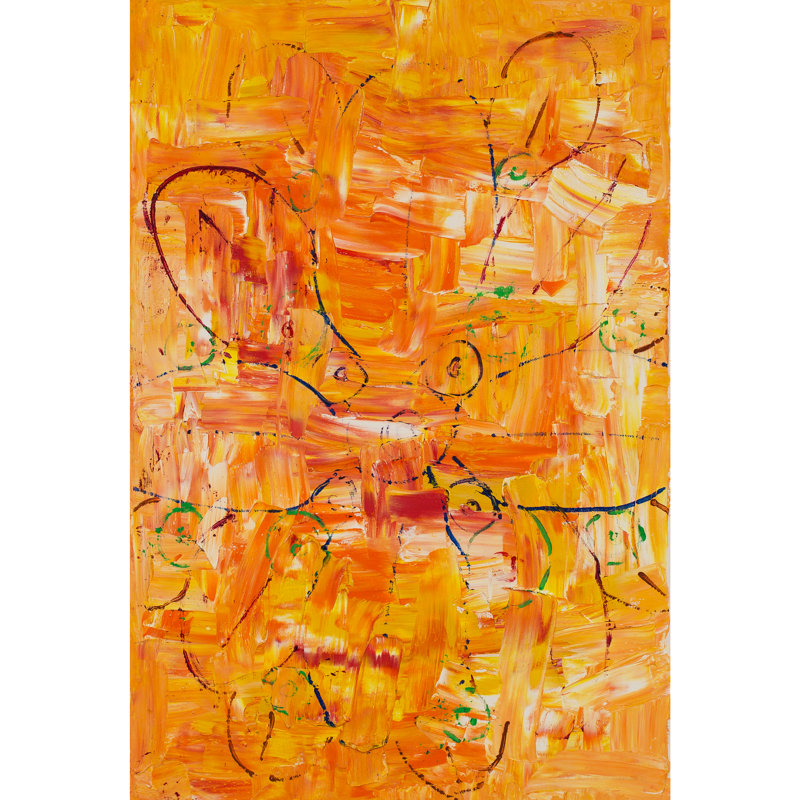 " Orange Dragonfly " Painting Print