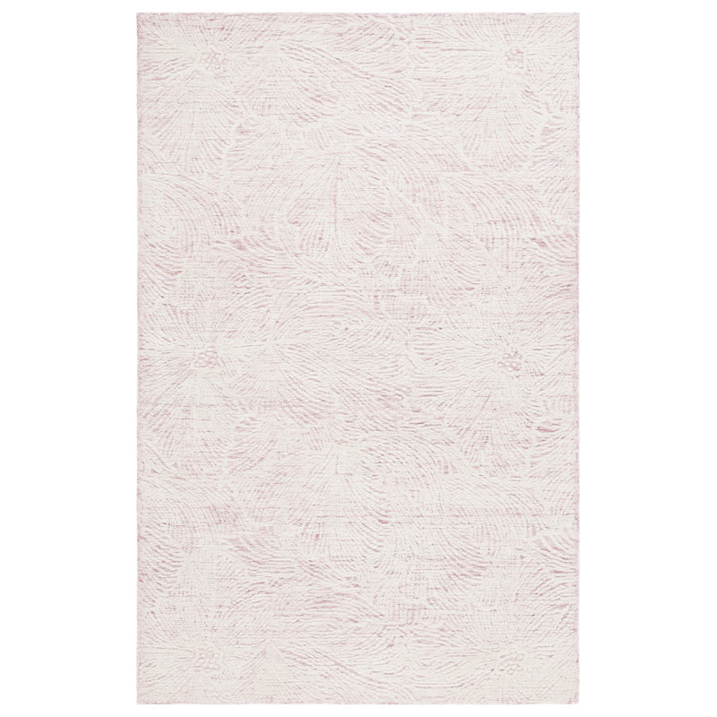 Tapis en coton touffeté à la main Keerthika, Rectangulaire 8 pi x 10 pi