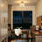 1-light 7.9" Mini Crystal Flush Mount Ceiling Light