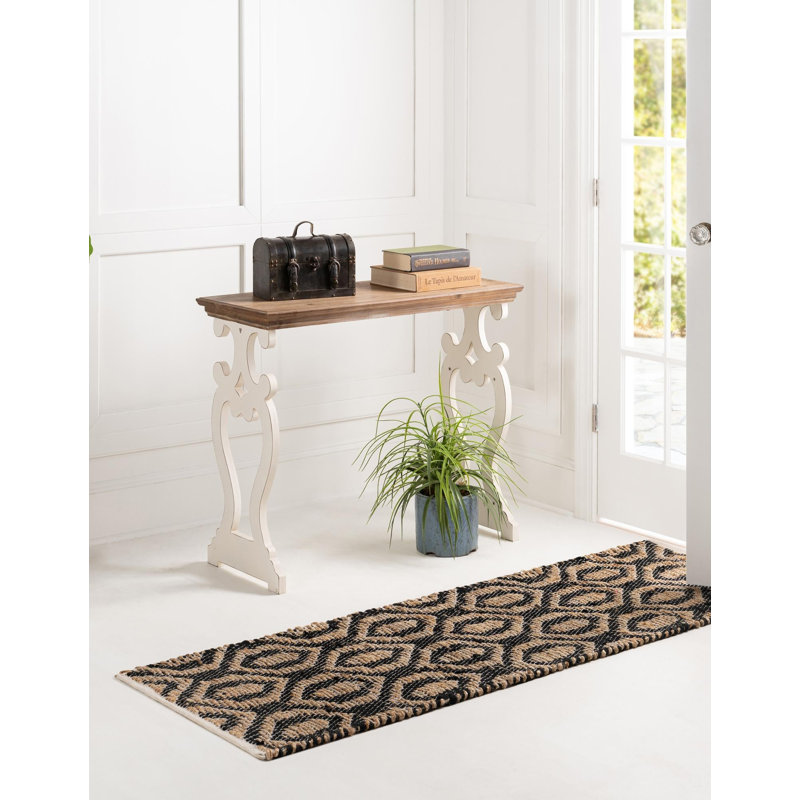 Ameriya Cotton Geometric Indoor Rug, Runner 2'7" x 10'