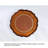 20.08" Brown Free Form Solid Wood End Tables