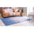 Minturn Abstract Blue/Gray Indoor/Outdoor Area Rug-457018326