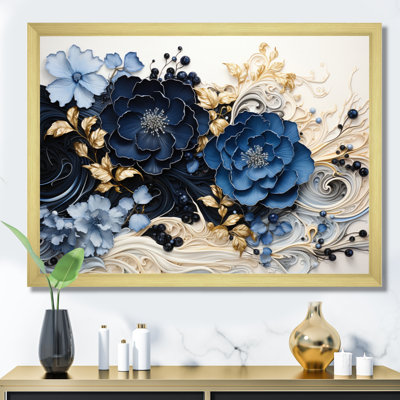 Liquid Ink Spiralscape I - Wall Art Print On Canvas