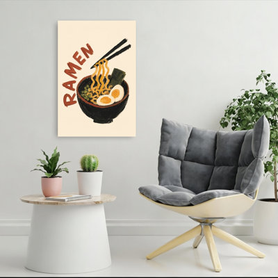 Japanese Ramen Noodles Classic Traditional Contemporary Wall Art Print