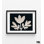 «Horizontal Plants 11» par MMB Studio, idée de décor de feuilles minimalistes en noir et blanc, art mural moderne neutre de plante beige