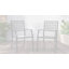 Chaise de salle à manger d'extérieur Randoil, 2 chaises de patio empilables, structure en fer toutes saisons avec finition thermolaquée pour le jardin, noir