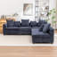 Canapé modulaire en coin 5 pièces Bennett-1584981036