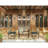 4-Piece Patio Furniture Set Outdoor Balcony Porch Garden Backyard Lawn Furniture Acacia Wood Table Top-1935079268-1935079270