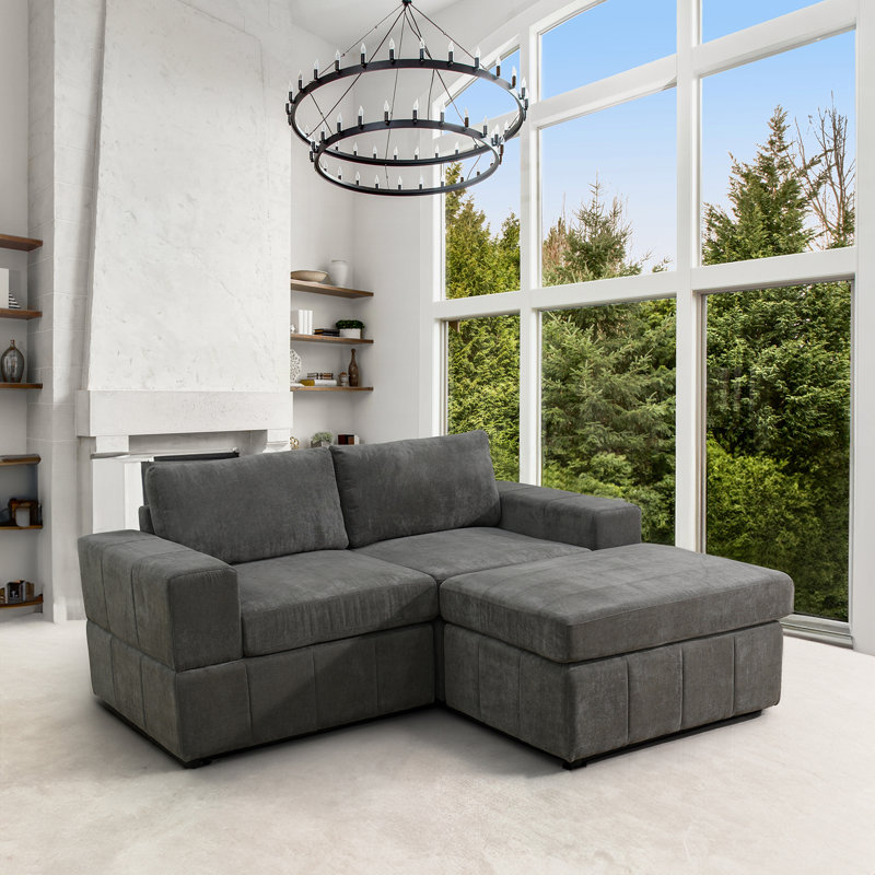 Brytney Upholstered L-Shaped Sectional Symmetrical