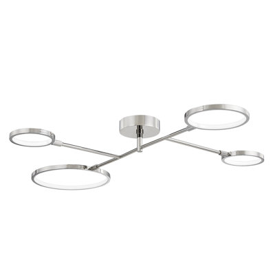 Saturn 0 Light Semi Flush