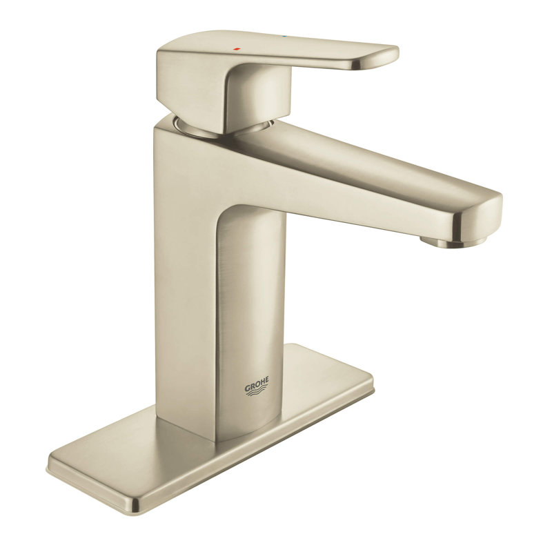 Robinet de salle de bain à un trou Tallinn, Nickel brossé