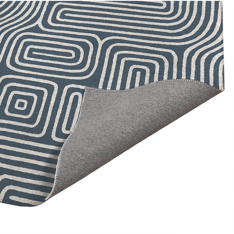 Tapis d'extérieur antidérapant Timeless Walk, Rectangulaire 8 pi x 10 pi
