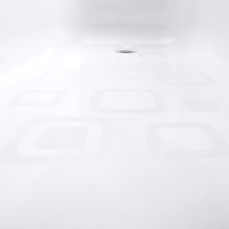 Tapis de bain adhésif multi-pièces, Transparent