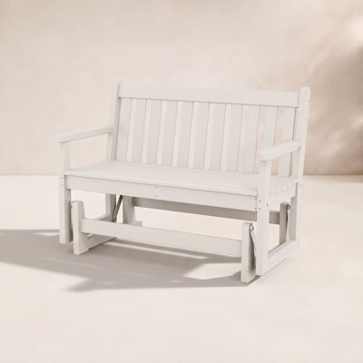POLYWOOD® Traditional Garden 47" Patio Glider Bench