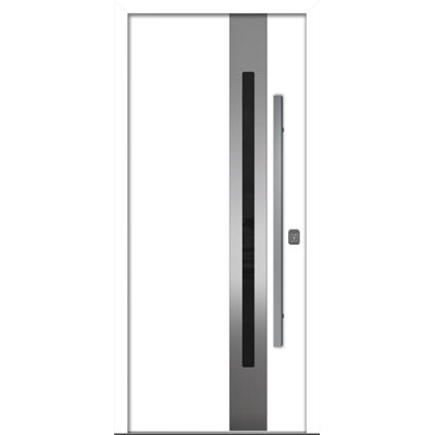 Modern Exterior Entry Steel Door 36in x 80in - Inox S2