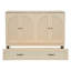 Lit escamotable pleine grandeur avec grands tiroirs de rangement, lit pliable peu encombrant avec chargement USB