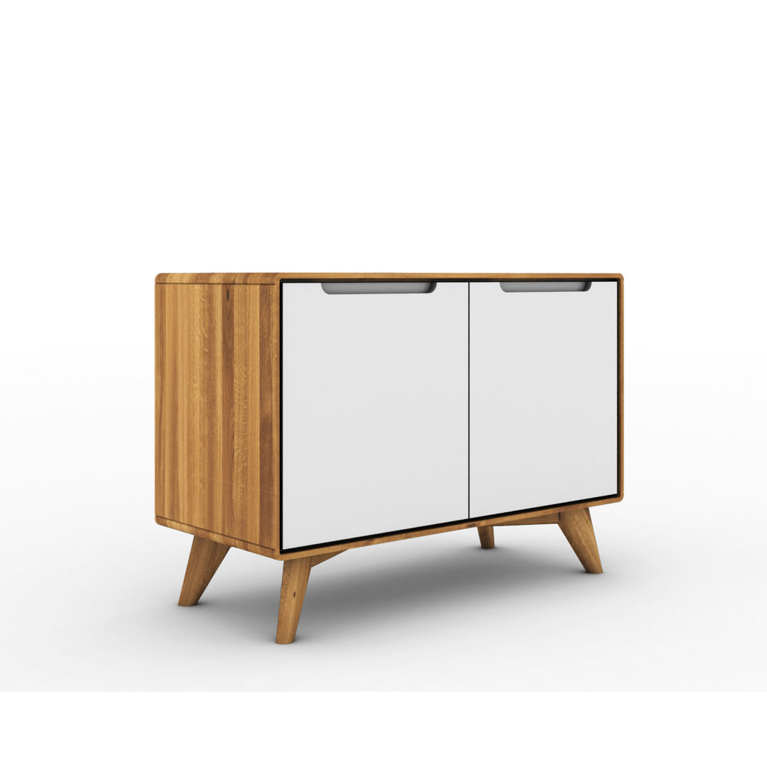 Yasmine 90 Cm Wide Oak Wood Sideboard