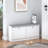 Entryway Storage Bench With Shoe Rack-Adjustable Shelves, Upholstered Seat, For Hallway, Living Room & Bedroom