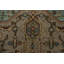Tapis persan Tabriz patiné vieilli noué à la main 7 x 10