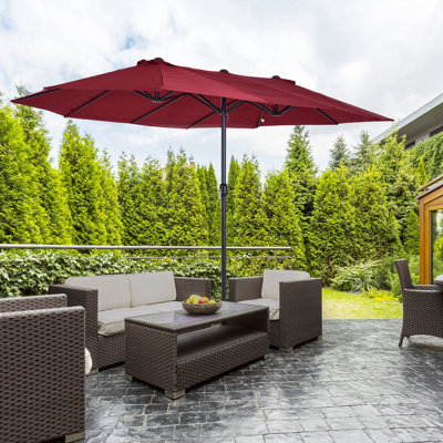 460cm X 270cm Rectangular Market Parasol