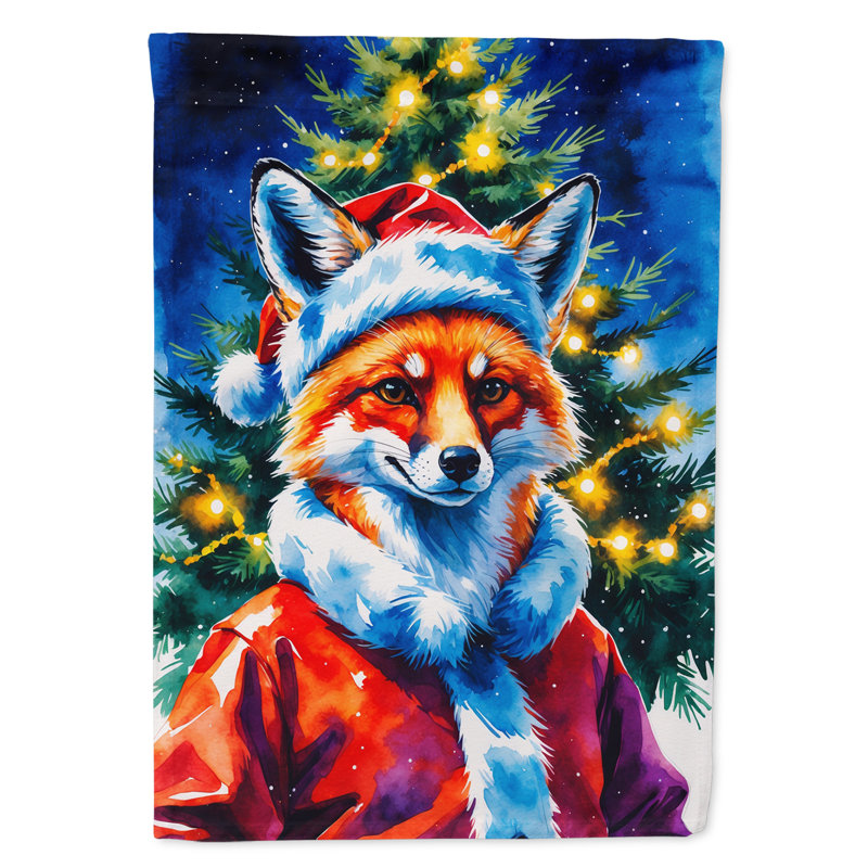 Christmas Garden Flag, Fox