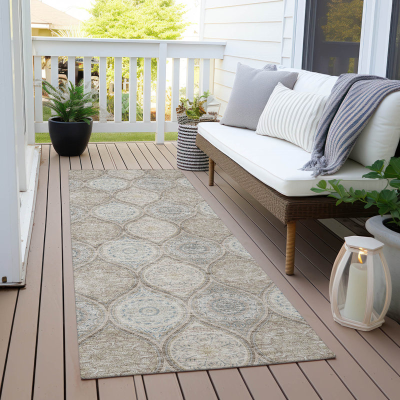 Tapis Chayden avec envers antidérapant, Tapis de couloir 2 pi 3 po x 7 pi 6 po
